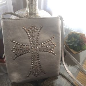 Grey Cross Satchel